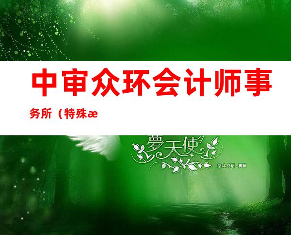 中审众环会计师事务所(特殊普通合伙)海南分所