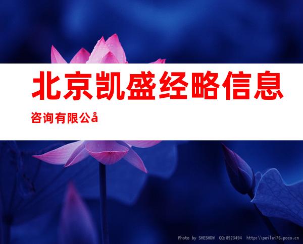 北京凯盛经略信息咨询有限公司