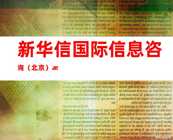 新华信国际信息咨询(北京)有限公司广州分公司